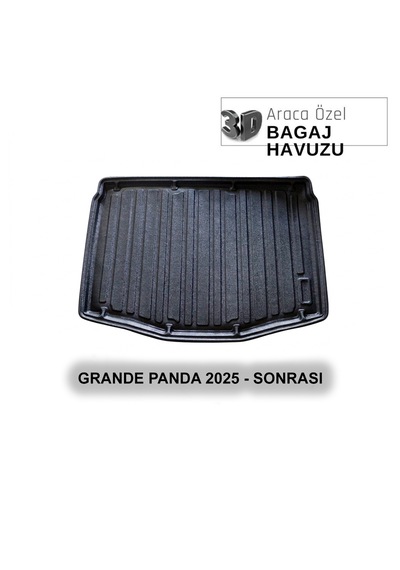 Fıat Grande Panda 2025+ 3d Araca Özel 3d Bagaj Havuzu