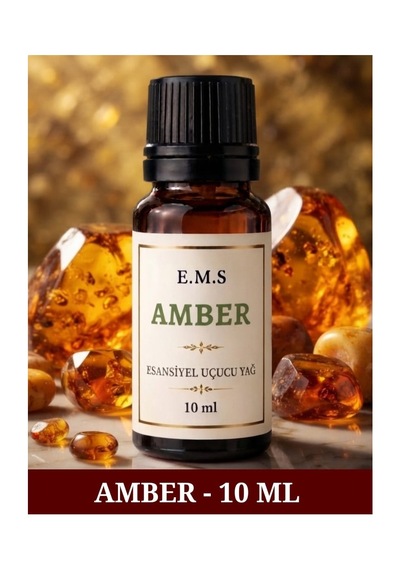 Amber Esansiyel Uçucu Yağ Buhurdanlık Yağı Difüzör Esansı Oda Kokusu Esansı Mum Esansı 10 Ml.