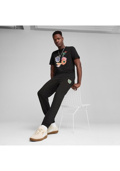 Puma Sports Legacy Erkek Grafik Tişört 629627 01 SIYAH Siyah