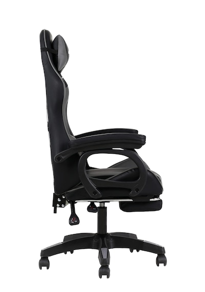 Fashcolle Dynamic Masajlı Gri-Siyah Oyuncu Koltuğu