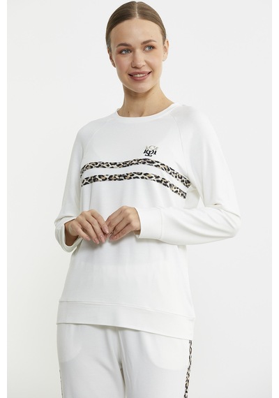 Sementa Leopar Çizgili Jogger Pijama Takım - Kemik Kemik