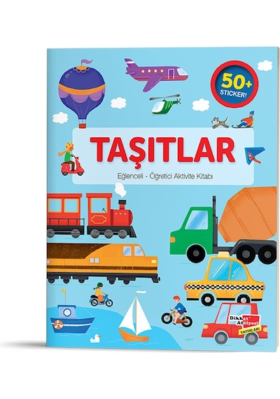 Eğlenceli Öğretici Aktivite Kitabı - Taşıtlar