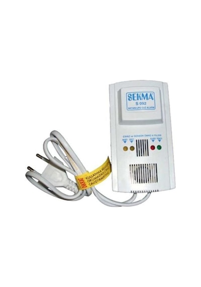 Sekma Gaz Alarm Dedektörü S 092 Gaz Alarm Dedektörü Erken Uyarı S