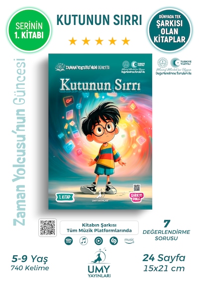 Umy Yayınları Kutunun Sırrı - İlkokul Çocukları İçin Zaman Yolculuğu Ve Tarih Temalı Macera Kitabı
