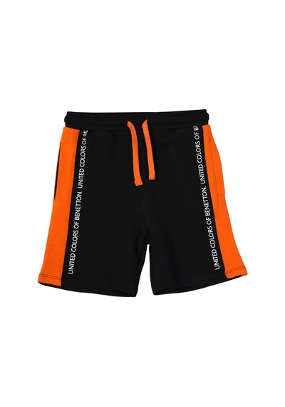 United Colors Of Benetton Erkek Çocuk Şort Bnt-b21358 Siyah