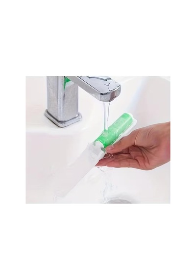 Yıkanabilir Yapışkan Tüy Toplayıcı Rulo Kıyafet, Koltuk, Araba Koltuğu Ve Evcil Hayvan Tüyü Temizleyici Tekrar Kullanılabilir Lint Roller, Taşınabilir Kutulu Tasarım, Yeşil Diğer
