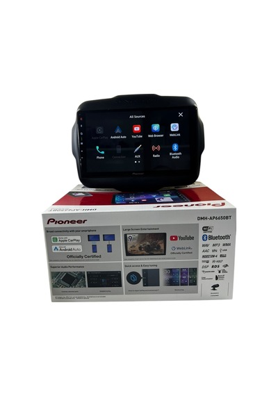 Jeep Renegade 2014-2023 Pioneer 4-64 Tam Profesyonel Oem Multimedia 9"
