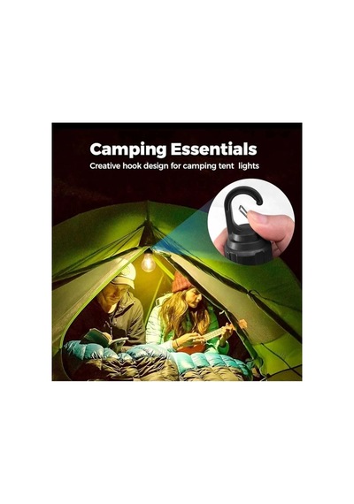 Taşınabilir Şarjlı Led Ampül Outdoor Kamp Bahçe Lambası 10w Askılı Kırılmaz Led Işık Sarı