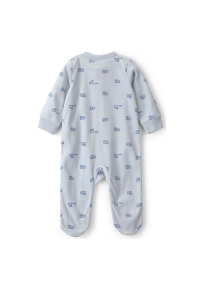 Carter's Erkek Bebek Polar Fermuarlı Patikli Tulum Mavi 1w112410