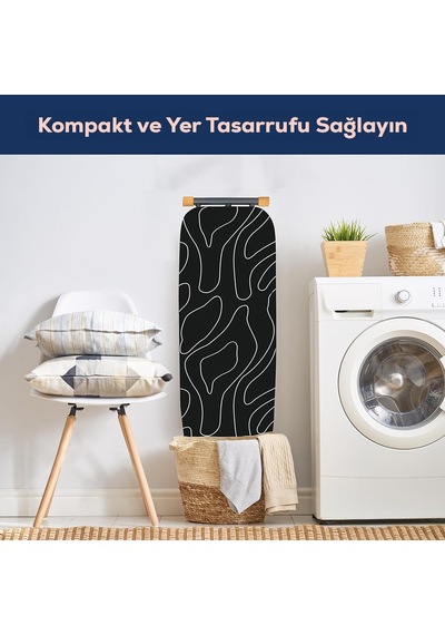 Perilla Tbtl-01 Happhom 4 Katmanlı 8 Kademeli Mono Ütü Masası 33 138cm Siyah
