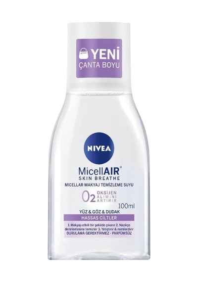 Nivea Micellaır O2 Makyaj Temizleme Suyu Hassas Ciltler 100 ML