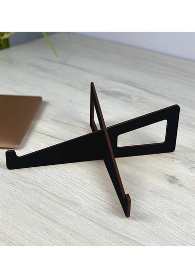 Bk Gift Hediye Kutulu Taşınabilir Siyah Ahşap Notebook Laptop Standı Bitmeyencom33519 Bk Gift