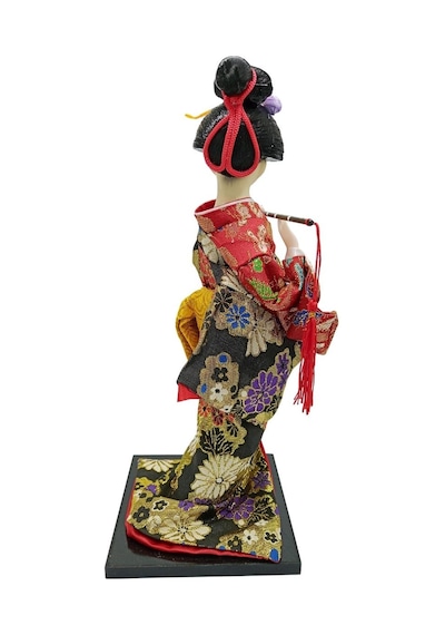Japon Kimonolu Geyşa Bebek Kabuki Biblo 30 Cm No.19 Anime