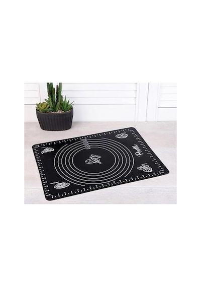Makkam Home Hamur Matı 65x45, Siyah