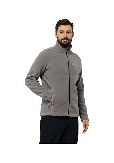 Jack Wolfskın Jack Wolfskin Winterstein Fz Erkek Gri Polar Ceket 6185 Gri