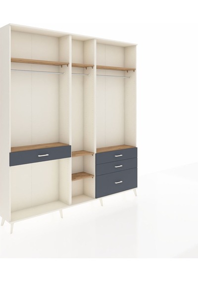 Arges Dolap 7 Raflı 4 Çekmeceli 3 Askılı 220x30x243 Aytaşı-çam/antrasit Atlas Çam/antrasıt Arges Dolap 7 Raflı 4 Çekmeceli 3 Askılı 220x30x243 Aytaşı-çam/antrasit Atlas Çam/antrasıt