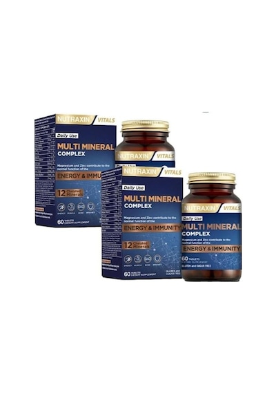 Nutraxin Multi Mineral Complex 60 Tablet X2 Adet