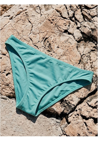 Lcw Dream Yeşil Düz Raşel Kumaş Kadın Bikini Alt