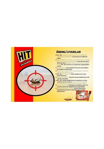 Hıt Anti Hamamböceği Jeli - Şırınga 20gr 4987