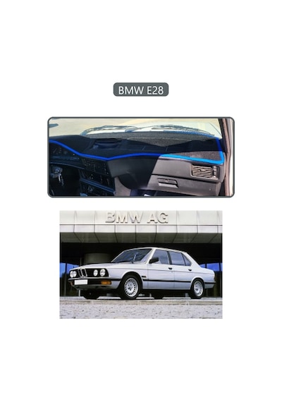 Bmw E28torpido Koruma Halısı Gri Kenar