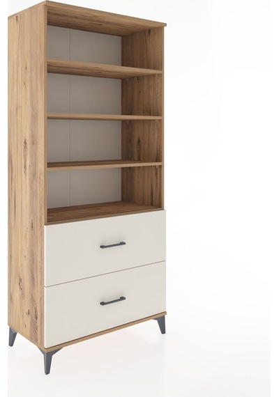Hyperion Dolap 4 Raflı 2 Çekmeceli 88x44x195 Çam-aytaşı Atlas Çam