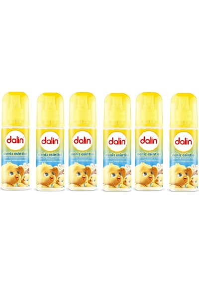Dalin 6'lı Sprey Bebek Kolonyası Deniz Esintisi 150 ML