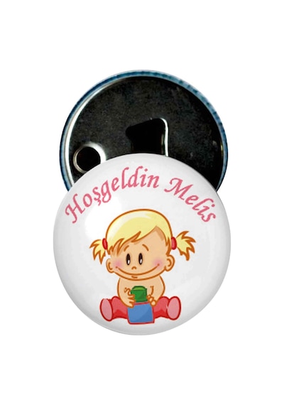 Famous Bebek Şekeri Magnet Bebek Mevlüt Hediyelik Isimli Kapak Açacak  (434856292)