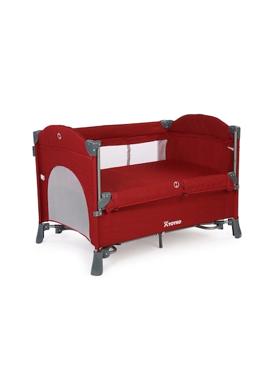 Yoyko Exclusive Comfort 8-in-1 Anne Yanı Park Yatak & Oyun Parkı 70x110 - Bordo