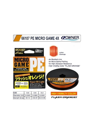 Cultiva Lrf İpi 66107 Pe 03 Micro Game 4x 0,3 Pe