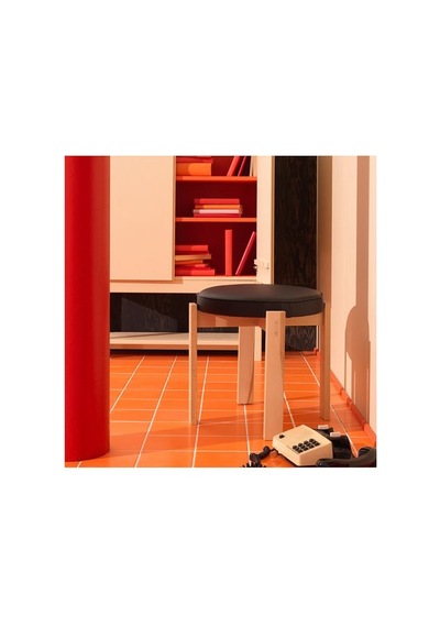 Ikea Holmsjö Ahşap Tabure, Kayın-siyah, 42 Cm