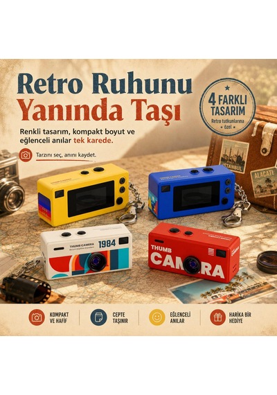 Smate G8 Mini Kamera Beyaz