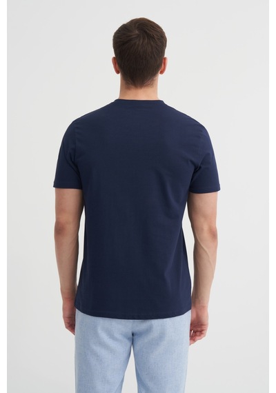 Cazador Basic Süprem Erkek T-shirt 46230 Lacivert Lacivert