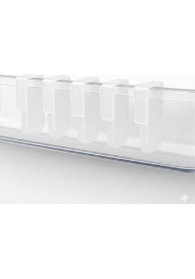 Tr Çok Amaçlı Buzdolabı Raf Ayırıcı 5'li Set, Şeffaf Plastik Düzenleyici Aparat, İçecek Ve Sos Şişesi Organ Diğer