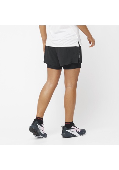 Salomon Sense Aero 2ın1 Short W 27412 Siyah