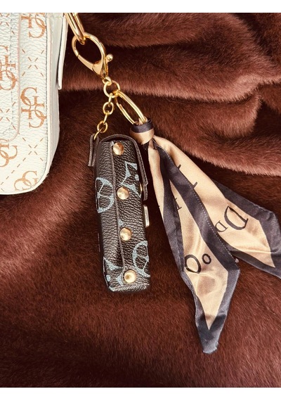 Elora Atelier Mini Çanta Rujluk Charm Siyah