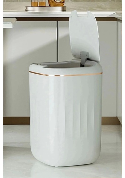 Akıllı Teknolojik Çöp Kutusu Uv Işıklı Otomatik Aç Kapat Sensörlü Mutfak Banyo Ev 20l Çok Renkli