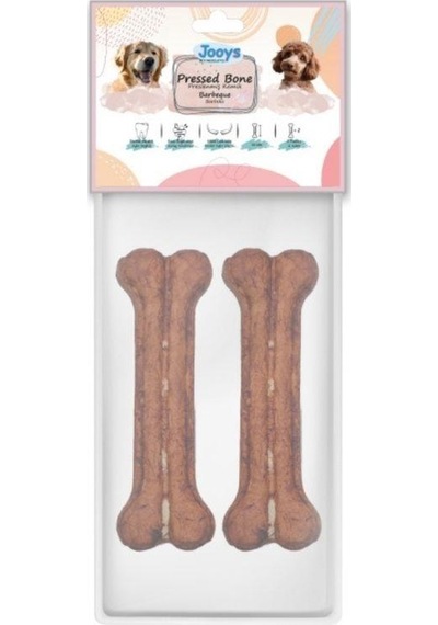 Jooys Barbekü Soslu Pres Köpek Ödül Kemiği 12 Cm 2'li