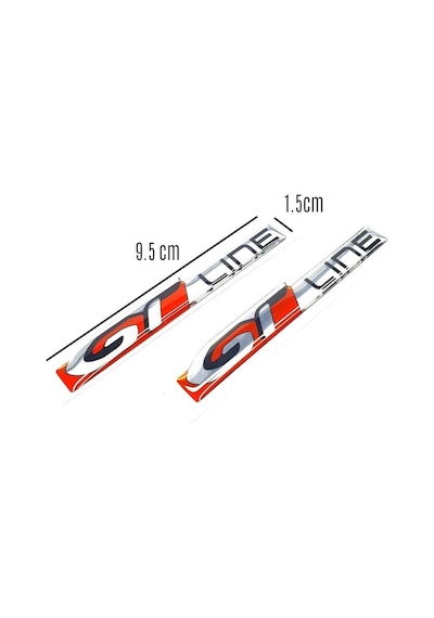 Gt Line Yan Çamurluk Bagaj Damla Logo Sticker