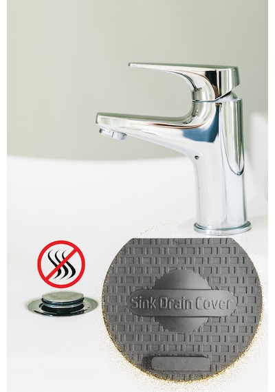 Lavabo Kötü Koku Giderici Önleyici Silikon Mat Sızdırmaz Lavabo Tıkacı Lavabo Tıpası Evye Kapağı Siyah