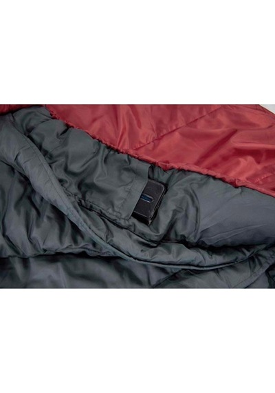 High Peak Tr 300 Sol Fermuarlı -16 C Uyku Tulumu - Kırmızı Çok Renkli