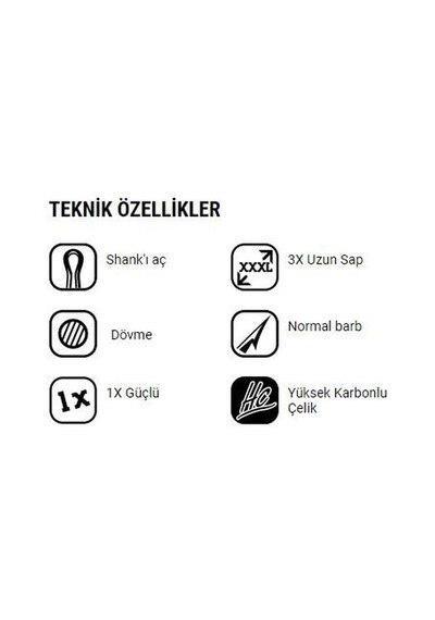 Vmc Üçlü Olta Iğnesi 9617Ps Permasteel No:1 - 10Lu