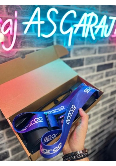 Sparco Baskılı Ön 2'li Tofaş Emniyet Kemeri Takımı
