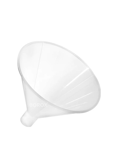 Borox Plastik Toz Laboratuvar Hunisi 100 MM