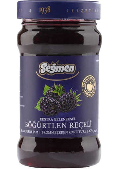 Seğmen Böğürtlen Reçeli Kavanoz 380 G
