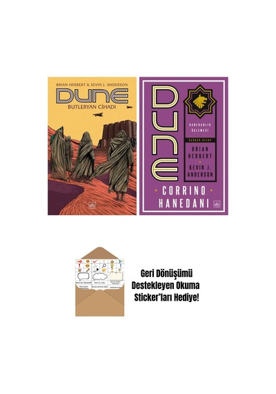 Dune: Butleryan Cihadı + Dune: Corrino Hanedanı Hanedanlık Üçlemesi Üçüncü Kitap
