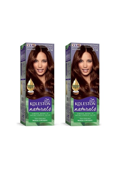 Jenerik Naturals Saç Boyası Koyu Kestane 3/4 2x Paket