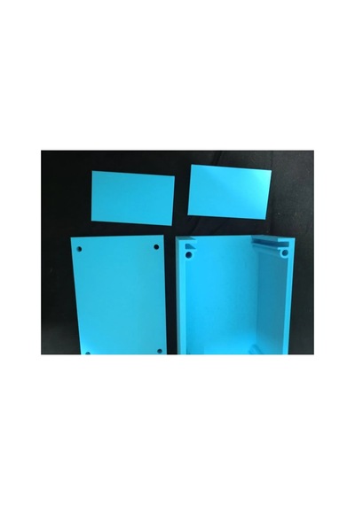 Elektronik Plastik Proje Kutusu Mavi 150 100 65 Mm