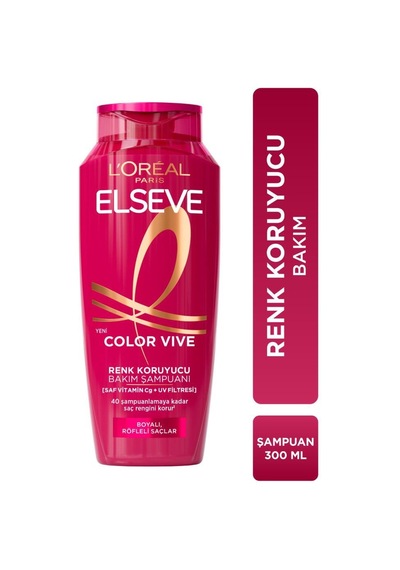 L'Oréal Paris Elseve Color Vive Renk Koruyucu Bakım Şampuanı 3 x 300 ML