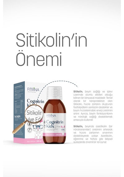 Fıtrina Cognıtrın Kids Şurup 150 Ml