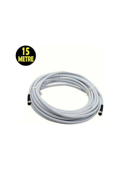 Usin RG6 U4 Full HD 3D 4K Anten TV Çanak Uydu LNB Kablosu 15 M